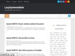 Sites similar to lazysystemadmin.com