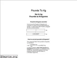 Sites similar to lbs-to-kg.appspot.com