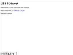 Sites similar to lbssw.de