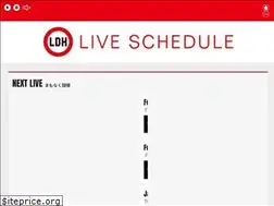Sites similar to ldh-liveschedule.jp