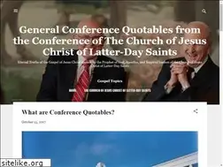 Sites similar to ldsconferencequotables.com