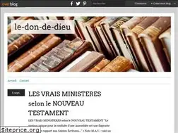 Sites similar to le-don-de-dieu.over-blog.com