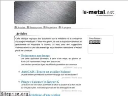 Sites similar to le-metal.net