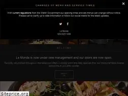 Sites similar to le-monde-restaurant.co.uk