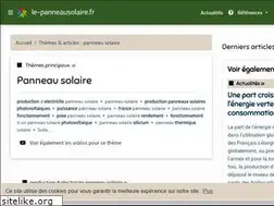 Sites similar to le-panneausolaire.fr