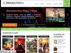 Sites similar to le-production.tv