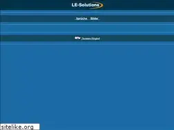 Sites similar to le-solutions.de