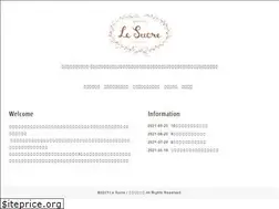 Sites similar to le-sucre.jp