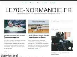 Sites similar to le70e-normandie.fr