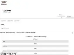 Sites similar to leachmancadillac.com