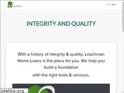 Sites similar to leachmanhomeloans.com