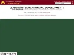 Sites similar to lead.umn.edu