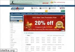 Sites similar to lead2pass.com