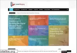 Sites similar to leadbloging.com