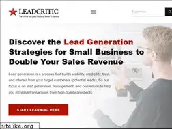 Sites similar to leadcritic.com