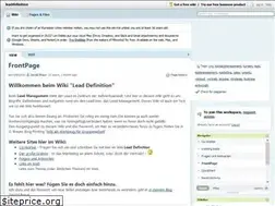 Sites similar to leaddefinition.pbworks.com