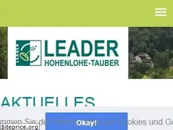 Sites similar to leader-hohenlohe-tauber.de