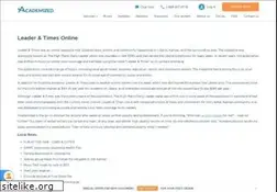 Sites similar to leaderandtimes.com