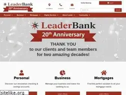 Sites similar to leaderbank.com
