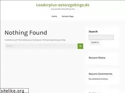 Sites similar to leaderplus-osterzgebirge.de