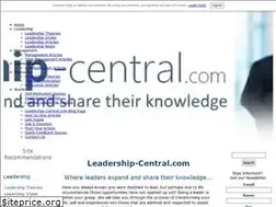 Sites similar to leadership-central.com