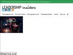 Sites similar to leadership-insiders.de