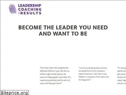 Sites similar to leadershipcoachingforresults.com