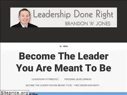 Sites similar to leadershipdoneright.com