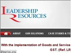Sites similar to leadershipresources.my