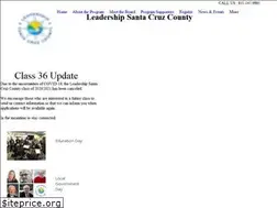 Sites similar to leadershipsantacruzcounty.org