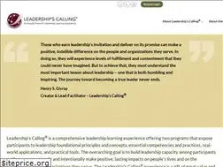 Sites similar to leadershipscalling.com