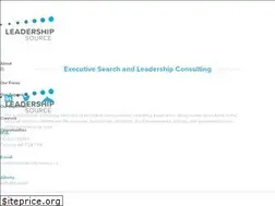 Sites similar to leadershipsource.ca