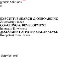 Sites similar to leaderssolutions.com