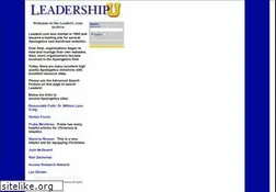 Sites similar to leaderu.com