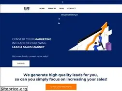 Sites similar to leadfactory.in