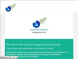 Sites similar to leadfortheworld.com