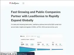 Sites similar to leadgenius.com