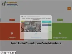 Sites similar to leadindiafoundation.org