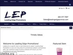 Sites similar to leadingedgepromos.com