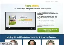 Sites similar to leadkahuna.com