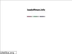 Sites similar to leadoffman.info