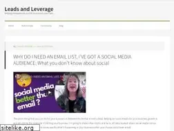 Sites similar to leadsandleverage.com