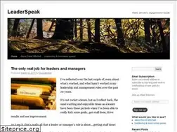 Sites similar to leadspeak.wordpress.com