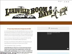 Sites similar to leadvilleboomdays.org