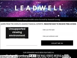Sites similar to leadwellsummit.com