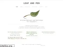 Sites similar to leafandpen.com