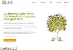 Sites similar to leaftranslations.com