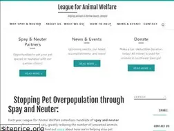 Sites similar to leagueforanimalwelfare.org