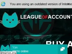 Sites similar to leagueofaccounts.com