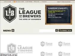 Sites similar to leagueofbrewers.com